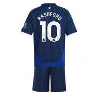 Manchester United Marcus Rashford #10 Replica Away Minikit 2024-25 Short Sleeve (+ pants)